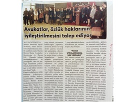 Kamu avukatlarına verilen sözlerin takipçisiyiz