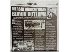 Mersin Barosu 5 Nisan Avukatlar Günü töreni düzenledi