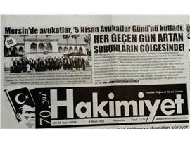 Mersin Barosu 5 Nisan Avukatlar Günü töreni düzenledi