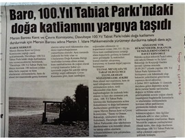 Mersin Barosu doğa katliamını yargıya taşıdı