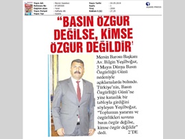 BASINDA BAROMUZ ("Basın Özgür Değilse Kimse Özgür Değildir")