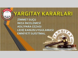 Zimmet Suçu, İmza İncelemesi, Adli Para Cezası, Lehe Kanun Uygulaması ve Emniyeti Suistimal..