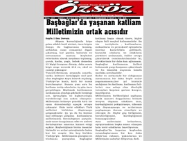 BASINDA BAROMUZ "Başbağlar Katliamı"
