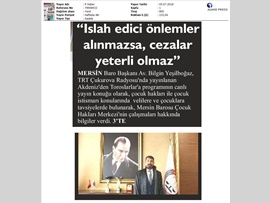 BASINDA BAROMUZ (Islah Edici Önlemler Alınmazsa, Cezalar Yeterli Olmaz)