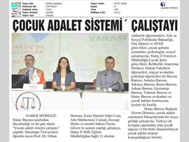 BASINDA BAROMUZ (Baromuz, 'Çocuk Adalet Sistemi Çalıştayı'na Katıldı)