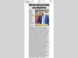 BASINDA BAROMUZ (Baromuzdan Atatürk'e Hakaret Eden Kişiye Suç Duyurusu)