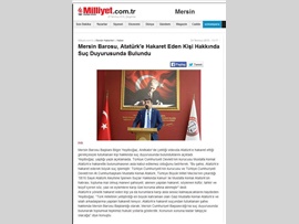 BASINDA BAROMUZ (Baromuzdan Atatürk'e Hakaret Eden Kişiye Suç Duyurusu)