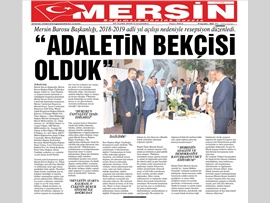 BASINDA BAROMUZ (Adli Yıl Resepsiyonumuz)