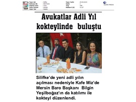 BASINDA BAROMUZ (İlçelerde 2019-2020 Adli Yıl Açılış Töreni Yapıldı)