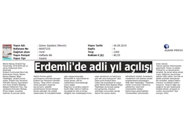 BASINDA BAROMUZ (İlçelerde 2019-2020 Adli Yıl Açılış Töreni Yapıldı)