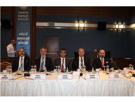 47. BARO BAŞKANLARI TOPLANTISI TÜRKİYE BAROLAR BİRLİĞİ’NİN EV SAHİPLİĞİNDE GERÇEKLEŞTİRİLDİ