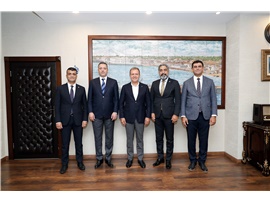 TBB YÖNETİMİ VE BAROMUZDAN, MERSİN BÜYÜKŞEHİR BELEDİYE BAŞKANI  SAYIN VAHAP SEÇER’E ZİYARET