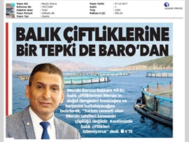 BASINDA BAROMUZ (Balık Çiftlliğine Tepki) 06.10.207
