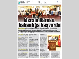 BASINDA MERSİN BAROSU (Çocuk İstismarı Paneli) 06.10.2017