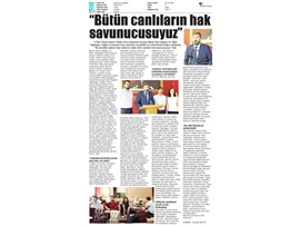 BASINDA BAROMUZ (Dünya Hayvan Hakları Günü Basın Açıklaması)