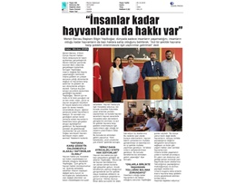 BASINDA BAROMUZ (Dünya Hayvan Hakları Günü Basın Açıklaması)