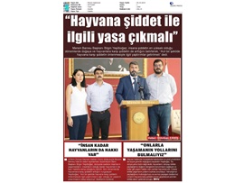 BASINDA BAROMUZ (Dünya Hayvan Hakları Günü Basın Açıklaması)