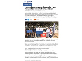 BASINDA BAROMUZ (Mersin Barosu Vatandaşları Hayvan Hakları Konusunda Bilinçlendiriyor)