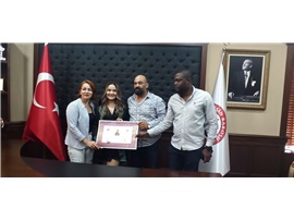 STJ. AV. ECEM ÖZADA OLUWAMODIMU CÜBBE GİYDİ