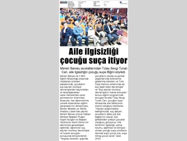 BASINDA BAROMUZ  (Mersin Mesleki ve Teknik Anadolu Lisesi'nde "Suç Sayılan Olumsuz Davranışlar ve Hukuki Sonuçları" Semineri)