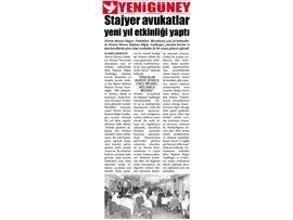 BASINDA BAROMUZ (Stajyer Avukatlar Yeni Yıl Etkinliğinde Buluştu)