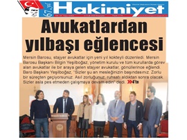 BASINDA BAROMUZ (Stajyer Avukatlar Yeni Yıl Etkinliğinde Buluştu)