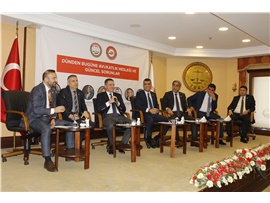 “DÜNDEN BUGÜNE AVUKATLIK MESLEĞİ VE GÜNCEL SORUNLAR” PANELİ DÜZENLENDİ