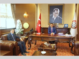 Mut Cumhuriyet Başsavcısı Sayın; Sinan CULFA, Başkanımızı makamında ziyaret etti.