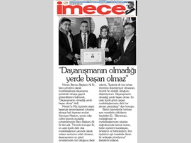 BASINDA BAROMUZ (Baro Bşk. Er: "Dayanışmanın Olmadığı Yerde Başarı Olmaz"