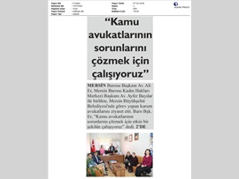 BASINDA BAROMUZ (Kamu Avukatlarının Sorunlarını Çözmek İçin Uğraşıyoruz)