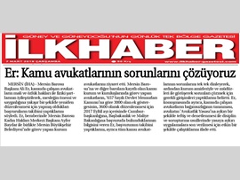 BASINDA BAROMUZ (Kamu Avukatlarının Sorunlarını Çözmek İçin Uğraşıyoruz)