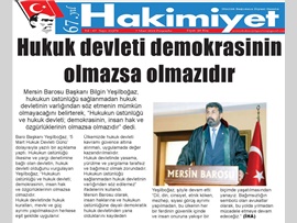 BASINDA BAROMUZ (Hukuk Devleti Günü Mesajı)
