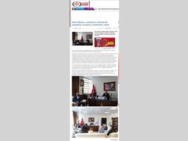 BASINDA BAROMUZ (Baro Başkanımız, Silifke Cumhuriyet Başsavcısı'nı Ziyaret Etti)