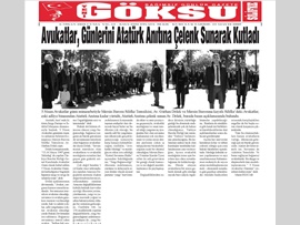 BASINDA BAROMUZ (Silifke İlçe Temsilcisi Av. Gürhan Dölek Avukatlar Günü'nü Kutladı)