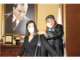 AV. GİZEM ÖZÇELİK’E ADALET DOLU MESLEK YAŞAMI DİLİYORUZ