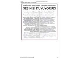 Barolardan İkizdere Mücadelesine Destek