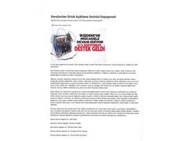 Barolardan İkizdere Mücadelesine Destek
