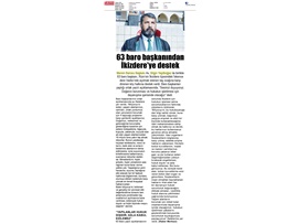 Barolardan İkizdere Mücadelesine Destek