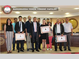 BAROMUZDA YEMİN TÖRENİ YAPILDI