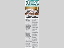 BASINDA BAROMUZ (Başkan Vekilimiz Av. Gazi Özdemir: "Hukuk Uygar Yaşamın Temelidir")