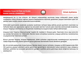 BAROLARDAN ORTAK AÇIKLAMA