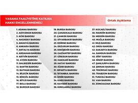 BAROLARDAN ORTAK AÇIKLAMA