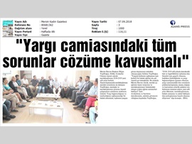 BASINDA BAROMUZ (Baro Başkanımızdan Silifke Avukatlar Odası'na Ziyaret)