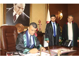 ADALETİN YENİ NEFERLERİ CÜBBE GİYDİ