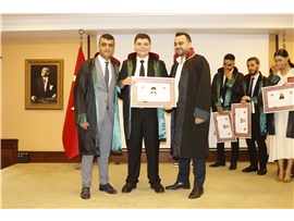 9 STAJYER AVUKATIMIZ CÜBBE GİYDİ