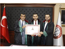 9 STAJYER AVUKATIMIZ CÜBBE GİYDİ