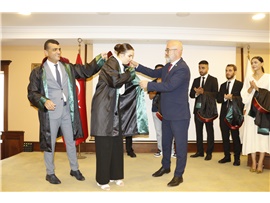 9 STAJYER AVUKATIMIZ CÜBBE GİYDİ