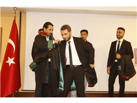 9 STAJYER AVUKATIMIZ CÜBBE GİYDİ