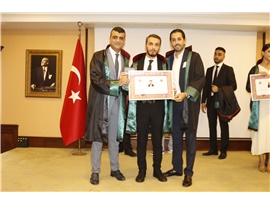 9 STAJYER AVUKATIMIZ CÜBBE GİYDİ
