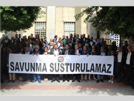 BAROMUZ AV. ÖMER KAVİLİ’NİN TUTUKLANMASINI VE DARP EDİLMESİNİ PROTESTO ETTİ